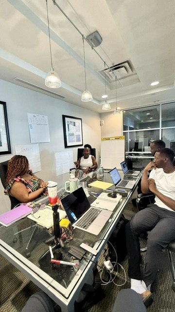 Strategic planning session with the Jacksonville Run Club team
